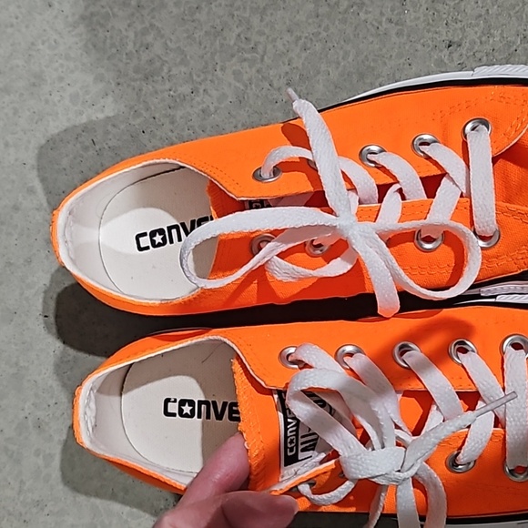 Orange Chuck Taylor All Star Canvas Unisex Low Top Shoes New! - Picture 5 of 7